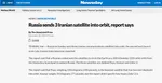 بازتاب جهانی پرتاب همزمان سه ماهواره ایرانی از روسیه
