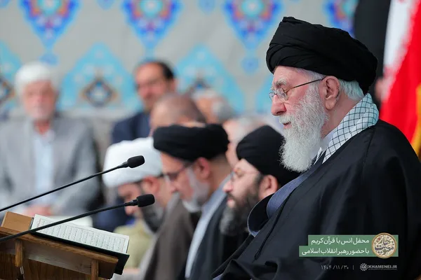 محفل انس با قرآن کریم با حضور رهبر انقلاب اسلامی برگزار شد + فیلم و تصاویر (۳۰ بهمن ۱۴۰۴)