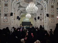 تجلیل از ۱۱۰ مادر طلبه و اساتید دارای ۴ فرزند و بیشتر حوزه علمیه خراسان در حرم مطهر رضوی