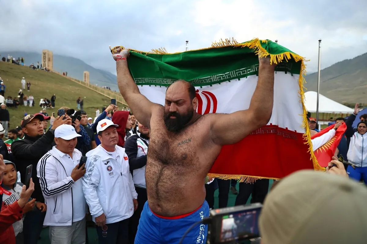 اولین طلای ایران در بازی‌های جهانی عشایری؛ قیطاسی قهرمان شد