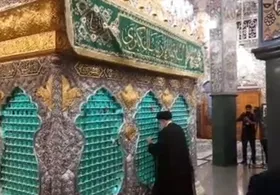 ویدئو | زیارت مضجع شریف حضرت زینب (س) توسط رئیس&zwnj;جمهور