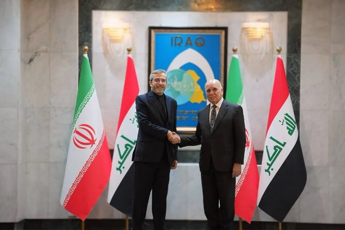 دیدار سرپرست وزارت خارجه با وزیر خارجه عراق در بغداد