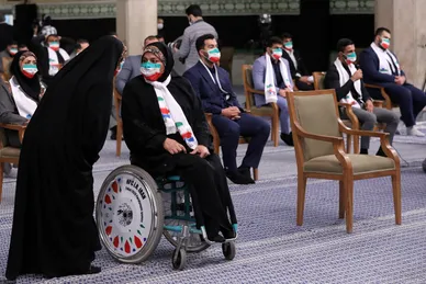 دیدار قهرمانان المپیک و پارالمپیک ایران در بازی‌های ۲۰۲۰ توکیو با رهبر معظم انقلاب