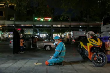 سفره های افطار ساده