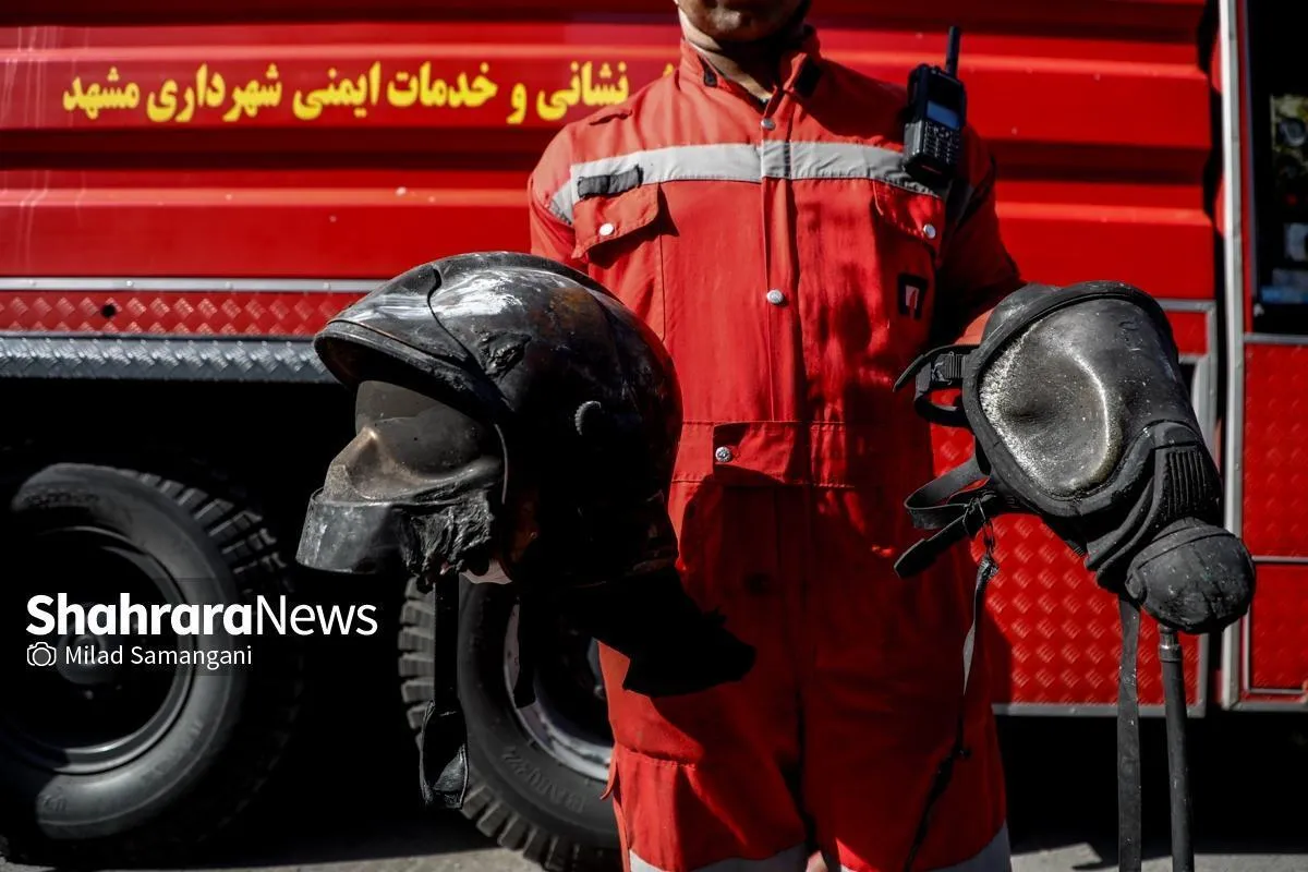 تسلیت فرمانده سپاه امام رضا (ع) در پی جان‌باختن آتش نشان مشهدی
