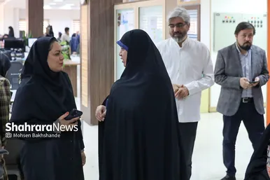 بازدید عضو شورای اسلامی شهر مشهد از موسسه فرهنگی شهرآرا