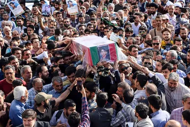 تشییع باشکوه پیکر «شهید غیرت» حمیدرضا الداغی