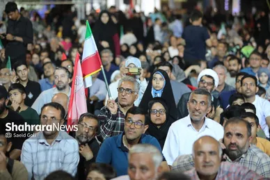 گزارش تصویری | محفل قرآنی «اربعین رهبر شهید» در میدان شهدای مشهد