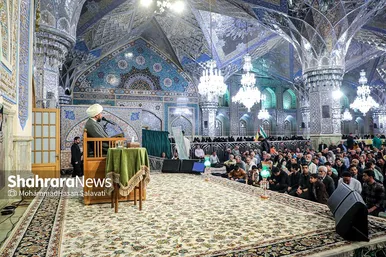 اجتماع مردمی «وعده صادق» در حرم مطهر رضوی