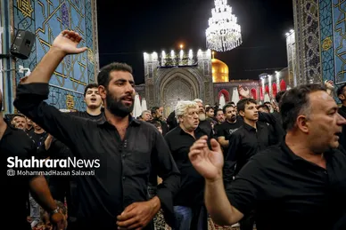 گزارش تصویری | «حسینیه حرم»، عزاداری سنتی اقوام استان‌های مختلف در حرم مطهر رضوی