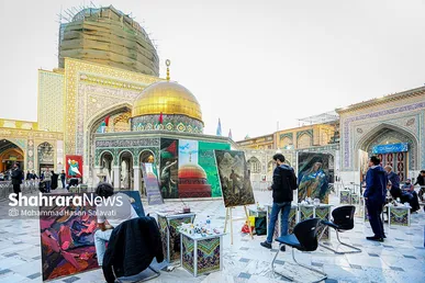 رویداد هنری «من القدس، الی القدس» در حرم مطهر رضوی