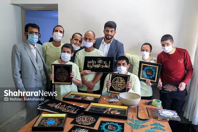 بازدید حسن یزدانی از آسایشگاه شهید بهشتی مشهد