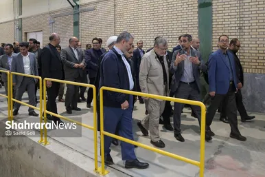 گزارش تصویری | آیین بهره‌برداری از سوله زیربنایی خط دو قطار شهری مشهد مقدس و تاسیسات مرتبط