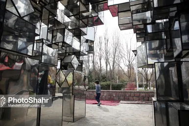 یادمان‌های نوروزی در خیابان‌های شهر
