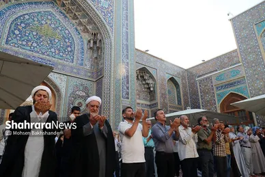 نماز عید سعید قربان در حرم مطهر رضوی (۲۸ خرداد ۱۴۰۳)