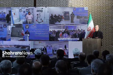 عکس‌هایی از مراسم افتتاح بزرگترین تصفیه‌خانه فاضلاب پیشرفته کشور در مشهد
