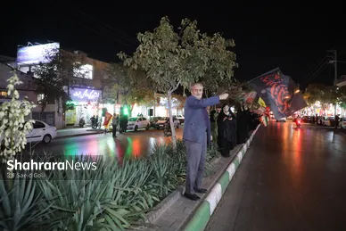 گزارش تصویری | برگزاری رزمایش مردمی تونل پرچم و زنجیره انسانی ۶ کیلومتری در مشهد
