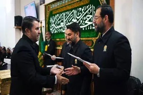 خادمان زلال رضوان در حرم مطهر امام&zwnj;رضا(ع) تقدیر شدند