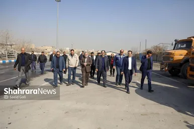 گزارش تصویری | بازدید شهردار مشهد از کارخانه‌های تولید آسفالت و بتن شهید مجیدی و پروژه احداث دوربرگردان غیرهم‌سطح شرقی ابوطالب