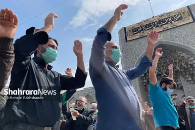 عزاداری روز شهادت امام رضا علیه اسلام در مشهد