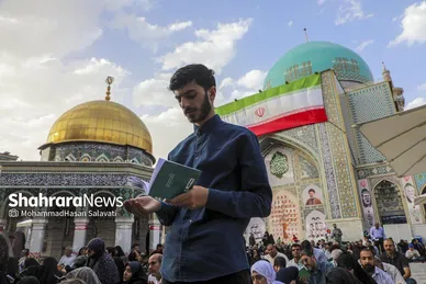 گزارش تصویری | مراسم پر فیض دعای عرفه در حرم مطهر رضوی | سه شنبه ۵ خرداد ۱۴۰۵