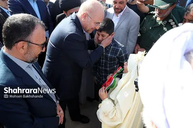 افتتاح فرودگاه گناباد با حضور رئیس مجلس و وزیر راه