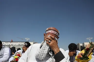 مراسم استقبال کاروان پیاده انصار الحسین (ع)