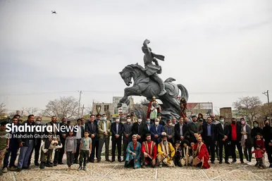 آیین رونمایی از یادمان «گذرسیاوش از آتش»