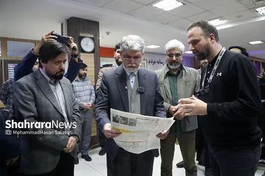 گزارش تصویری |  بازدید وزیر فرهنگ و ارشاد اسلامی از مؤسسه فرهنگی شهرآرا (۲۶ دی ۱۴۰۳)