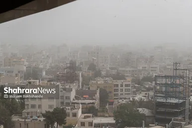 آلودگی شدید هوا در مشهد(۲۷ تیرماه ۱۴۰۲)