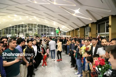 بازگشت تیم ملی فوتسال افغانستان به مشهد