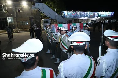 عکس‌های استقبال از پیکر شهید امیر عبداللهیان در مشهد (۳ خرداد ۱۴۰۳)