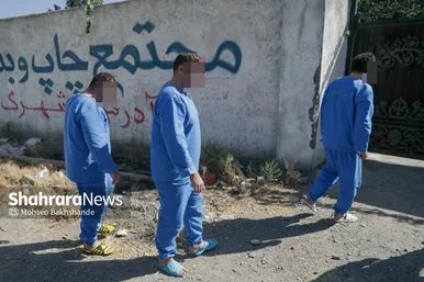 گزارش تصویری | بازسازی صحنه قتل در جاده شهرک صنعتی فردوسی مشهد
