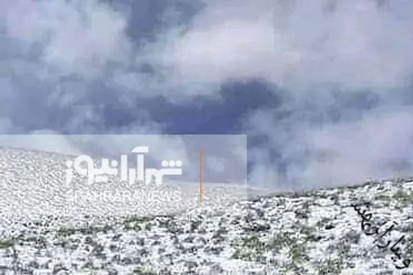 بارش برف در آخرین روز بهار در بامیان + عکس