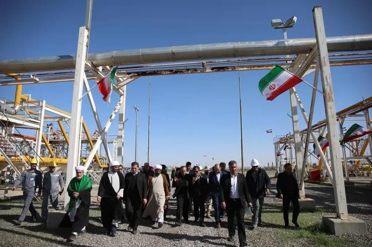 افتتاح چاه گازی خانگیران سرخس با حضور استاندار خراسان رضوی