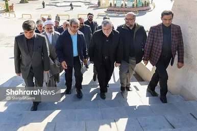 گزارش تصویری |  بازدید استاندار خراسان رضوی از پایانه مسافربری امام رضا (ع)، پروژه ایوان سلام و راه‌آهن مشهد