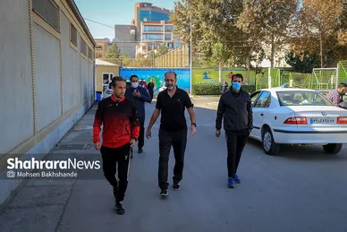 حضور همزمان میثاقیان و مهاجری در تمرین تیم پدیده