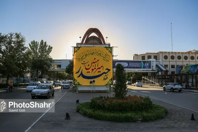 حال و هوای شهر مشهد در شب عید غدیر خم