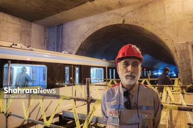 عملیات «تست‌گرم» بخش اول خط سوم قطار شهری مشهد