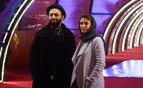 صابر ابر و الهام کردا در نمایش &laquo;امشب به صرف بورش بدون خون به روایت نازنین&raquo;
