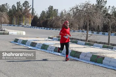 مسابقات دو صحرانوردی بانوان کارگر کشور در مشهد