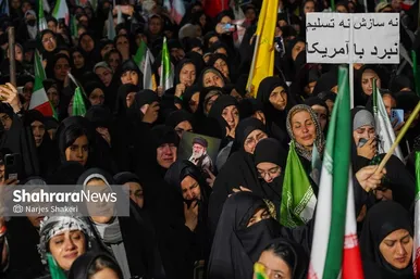گزارش تصویری | سی‌ونهمین شب شکوه حضور مردم در خیابان‌های مشهد ۲