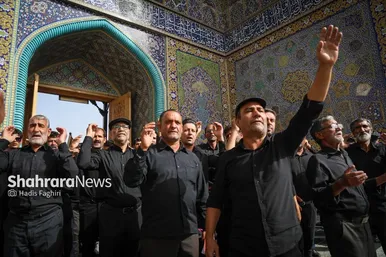 گزارش تصویری | شهادت امام رضا (ع) در حرم مطهر رضوی - ۲