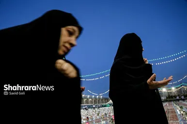 ضیافت افطاری زائران حرم مطهر رضوی