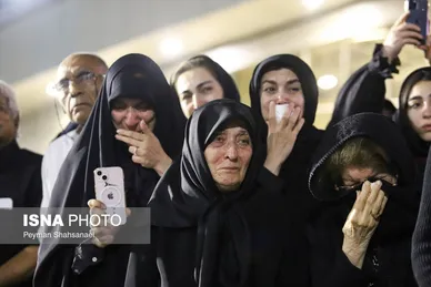 عکس‌هایی از ورود پیکر استاد محمود فرشچیان به کشور