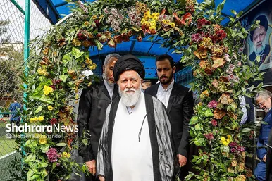 گزارش تصویری | مراسم زنگ نماز در دبیرستان دولتی حسن برزگر مشهد