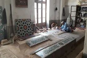 وضعیت ناگوار هنر کاشی&zwnj;سازی سنتی در هرات + عکس