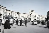 فلکه حضرت، نخستین ایستگاه اتوبوس شهری مشهد در قاب تاریخ