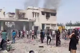ویدئو| محل شهادت دانش&zwnj;آموزان در حمله موشکی آمریکایی - اسرائیلی به یک دبستان دخترانه در میناب هرمزگان