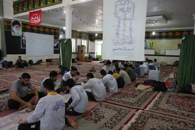 اردوی جهادی در منطقه محروم کوهسرخ